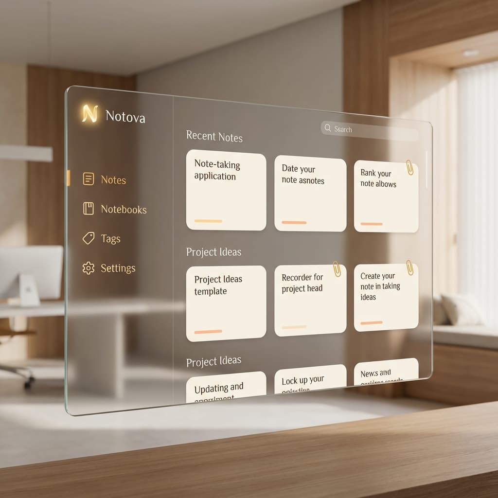 Notova App Interface